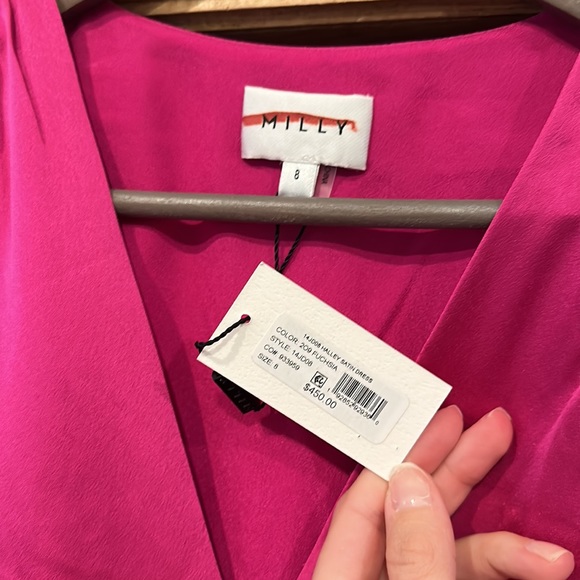 Milly Satin Dress - Picture 3 of 4